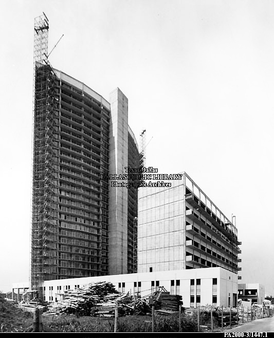 Top out for both towers: 1965